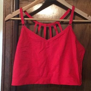NWOT red cacique bralette